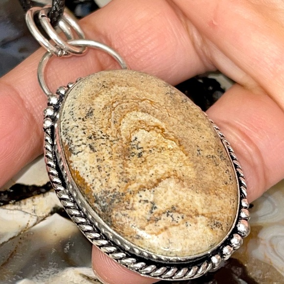 Picture Jasper Pendant 2 1/4” - Picture 3 of 17